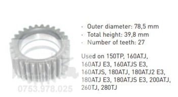 Angrenaj Manitou 150TP 160ATJ 160ATJ E3 160ATJS E3 160ATJS 180ATJ 180ATJ2 E3 180ATJ E3 180ATJS E3 200ATJ 260TJ 280TJ / Manitou gear