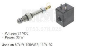 Bobina cu cartus 24 VDC 30W Manitou 80VJR 105VJR2 110VJR2 / Manitou cartridge with coil