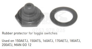 Cauciuc de protectie comutator Manitou 150AETJ 150ATS 160ATJ 170AETJ 180ATJ 200ATJ MAN GO 12 / Manitou rubber protector for toggle switches