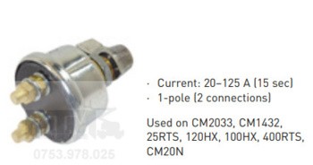 Comutator deconectare baterie nacela JLG CM2033 CM1432 25RTS 120HX 100HX 400RTS CM20N / JLG battery disconnect switch