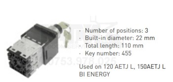 Contact cu cheie Manitou 120 AETJ L 150AETJ L BI ENERGY / Manitou contact with key