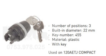 Contact cu cheie Manitou 120AETJ COMPACT / Manitou contact with key