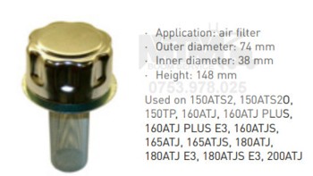 Filtru de aer Manitou 160ATJ PLUS E3 160ATJS 165ATJ 165ATJS 180ATJ 180ATJ E3 / Manitou air filter