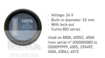 Indicator baterie 24V nacela JLG 800A 600SC 600A 600S 3394RT 450A 450AJ 601SN / JLG battery indicator