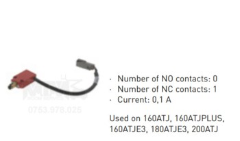 Intrerupator de limita 0,1 A Manitou 160ATJ 160ATJPLUS 160ATJE3 180ATJE3 200ATJ / Manitou limit switch