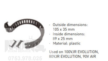 Lant de plastic Manitou 100VJR EVOLUTION 80VJR EVOLUTION 90V AIR / Manitou plastic full chain