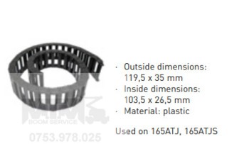 Lant de plastic Manitou 165ATJ 165ATJS / Manitou plastic full chain