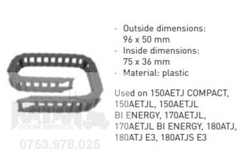 Lant de plastic Manitou 170AETJL BI ENERGY 180ATJ 180ATJ E3 180ATJS E3 / Manitou plastic full chain