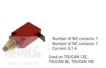 Limitator 0,1A nacela JLG TOUCAN 12E TOUCAN 8E TOUCAN 10E / JLG limit switch