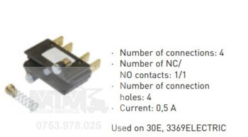 Microintrerupator 0,5A nacela JLG 30E 3369ELECTRIC / JLG microswitch