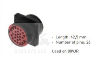 Mufa conector Manitou 80 VJR / Manitou housing connector