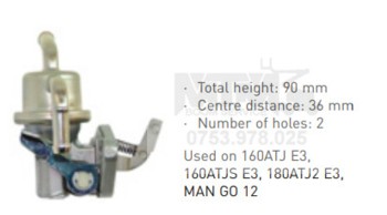 Pompa de combustibil Manitou 160ATJ E3 160ATJS E3 180ATJ2 E3 MAN GO 12 / Manitou fuel pump