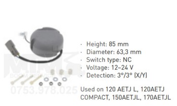 Senzor de inclinare 12-24V Manitou 120 AETJ L 120AETJ COMPACT 150AETJL 170AETJL / Manitou tilt sensor