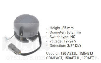 Senzor de inclinare 12-24V Manitou 120 AETJL 150AETJ COMPACT 150AETJL 170AETJL / Manitou tilt sensor