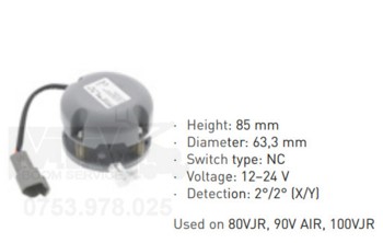 Senzor de inclinare 12-24V Manitou 80VJR 90V AIR 100VJR / Manitou tilt sensor
