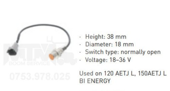 Senzor de proximitate 18-36V Manitou 120 AETJ L 150AETJ L BI ENERGY / Manitou proximity sensor